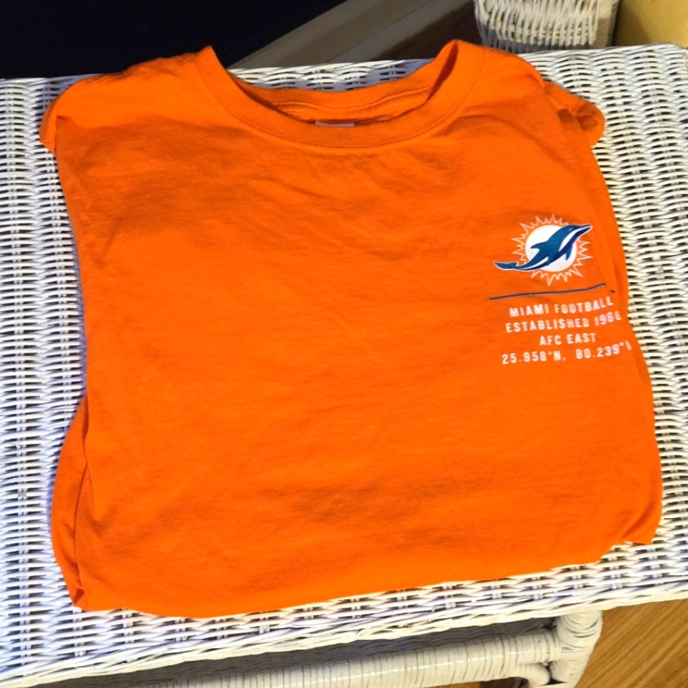 Miami Dolphins Orange T-Shirt